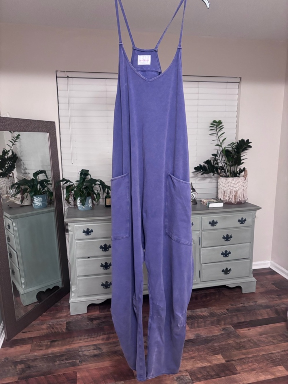Purple Free People Hot Shot jumpsuit